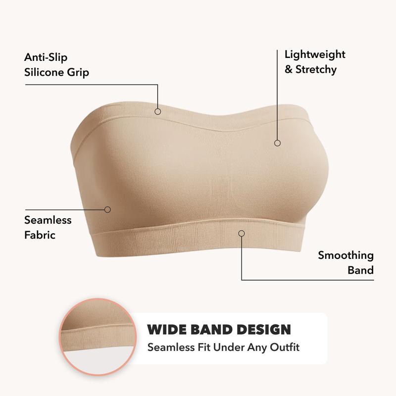 jellymuse™ Convertible Strapless Bandeau Bra