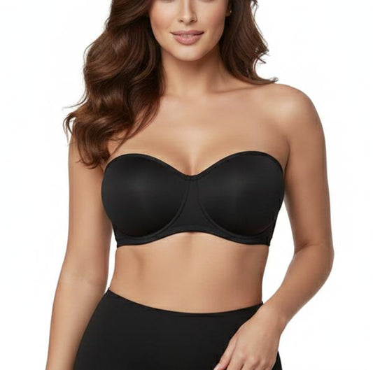 jellymuse™ Bella Convertible Strapless Minimizer Bra – Full Coverage Support for Larger Busts