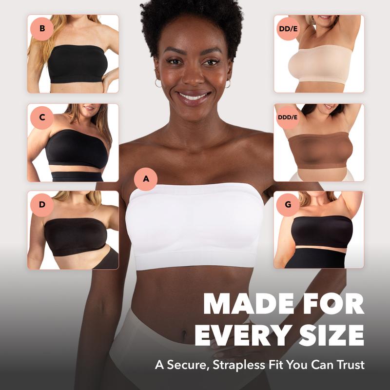 jellymuse™ Convertible Strapless Bandeau Bra