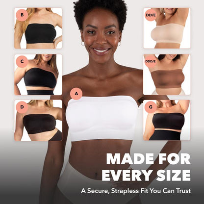 jellymuse™ Convertible Strapless Bandeau Bra